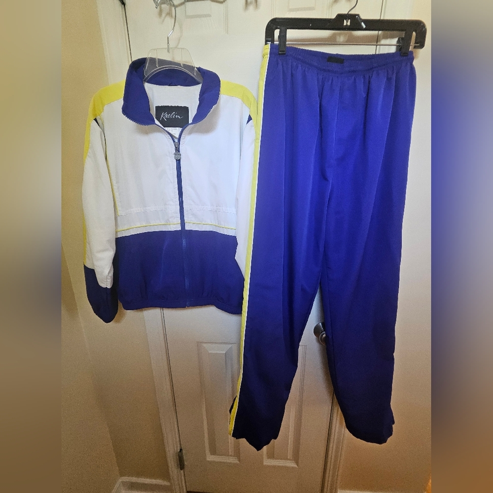 Vintage Kaelin 90s track suit size Large petite